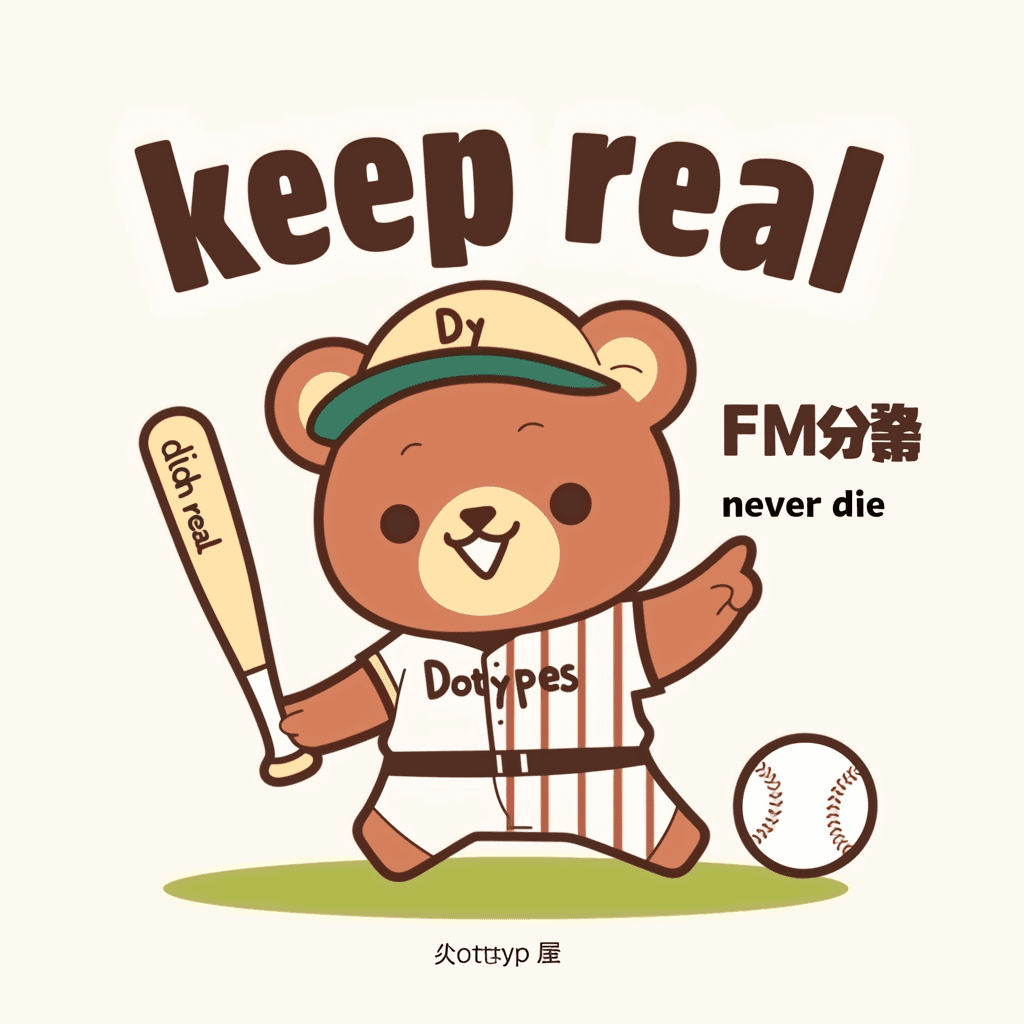 Baseball Studio original repeating artwork