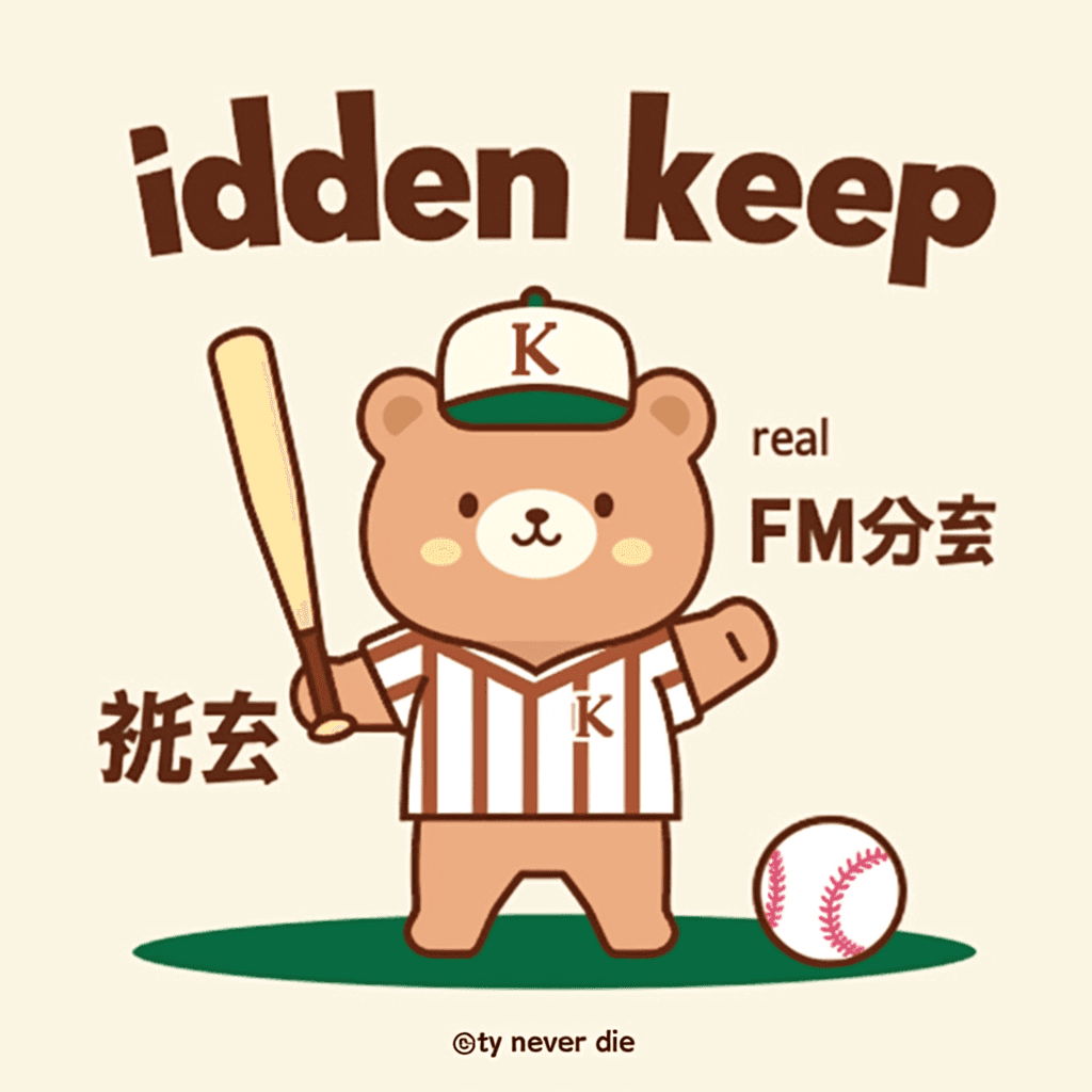 Baseball Series original repeating artwork