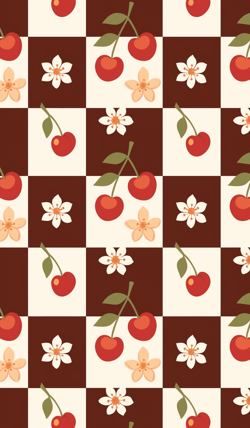 Cherry 098 original repeating artwork