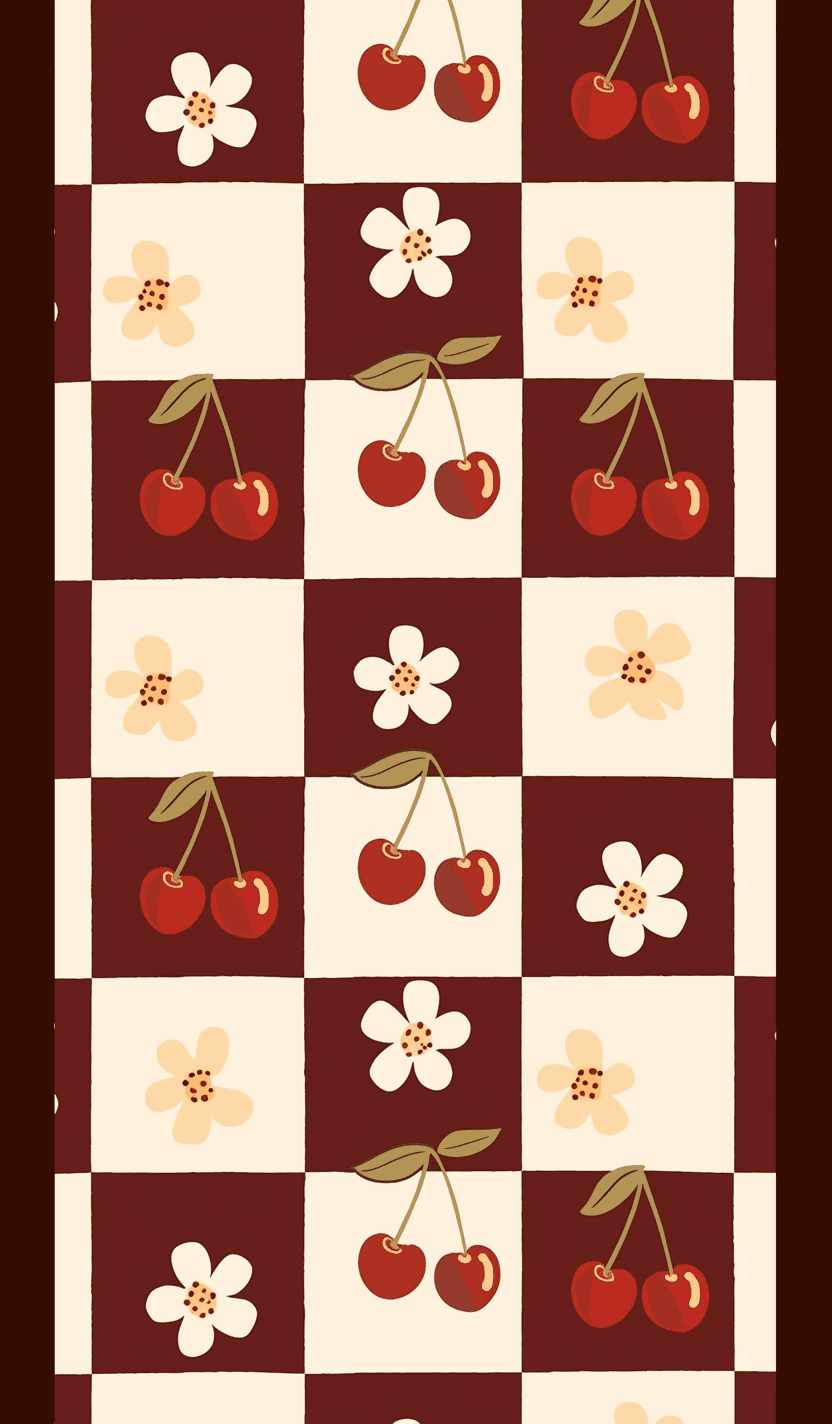 Cherry 001 original repeating artwork