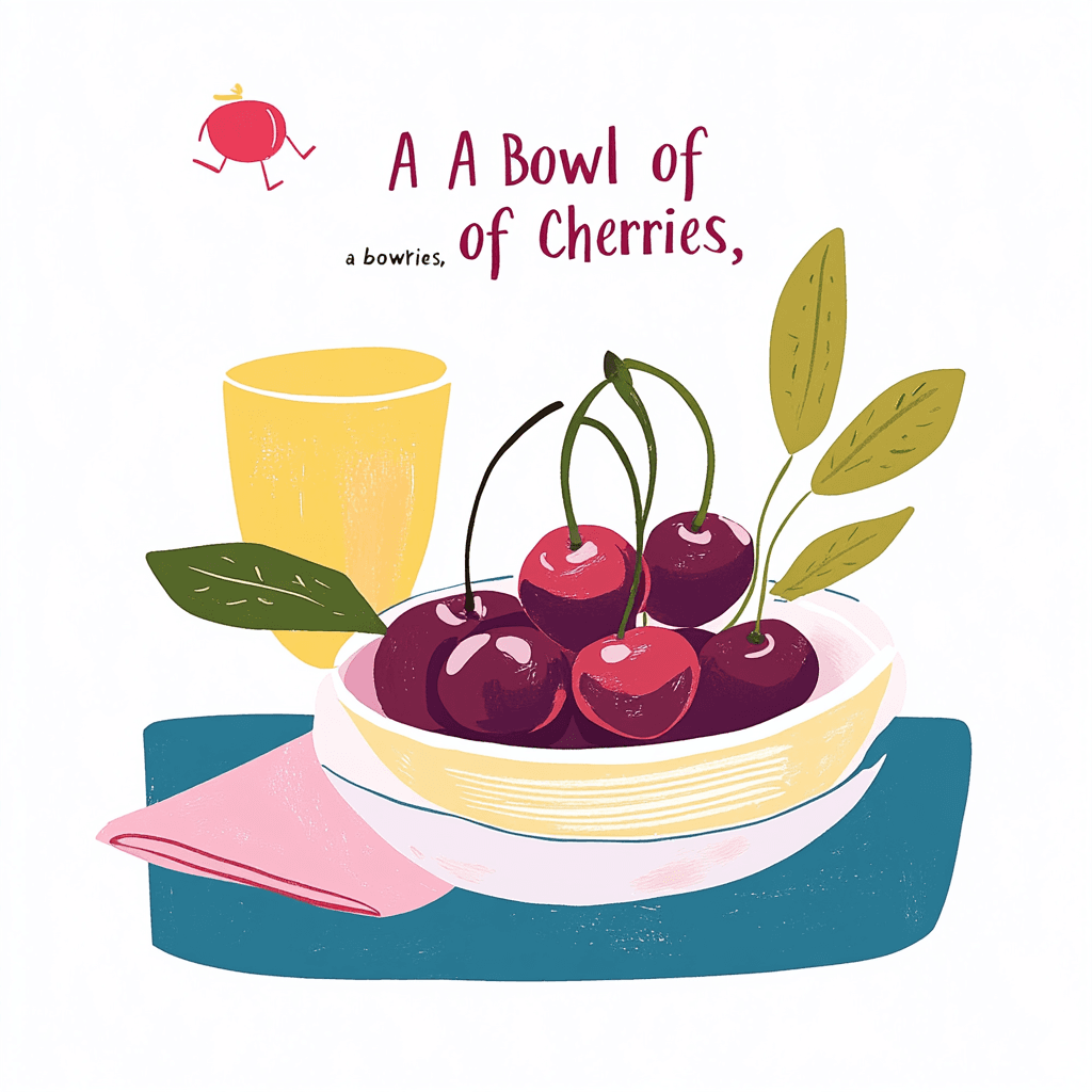 Cherry Press original repeating artwork