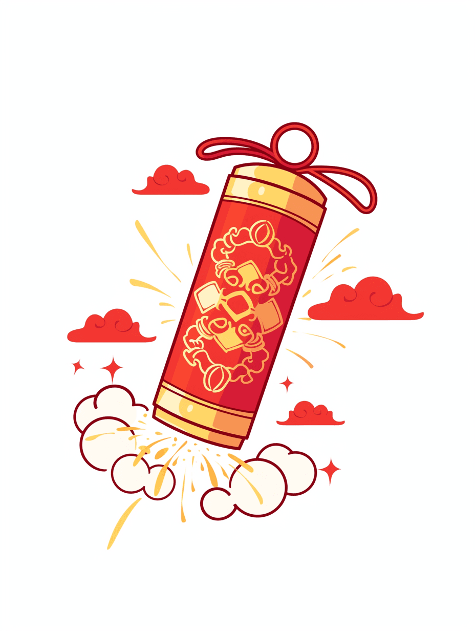 Lunar New Year Pop original repeating artwork