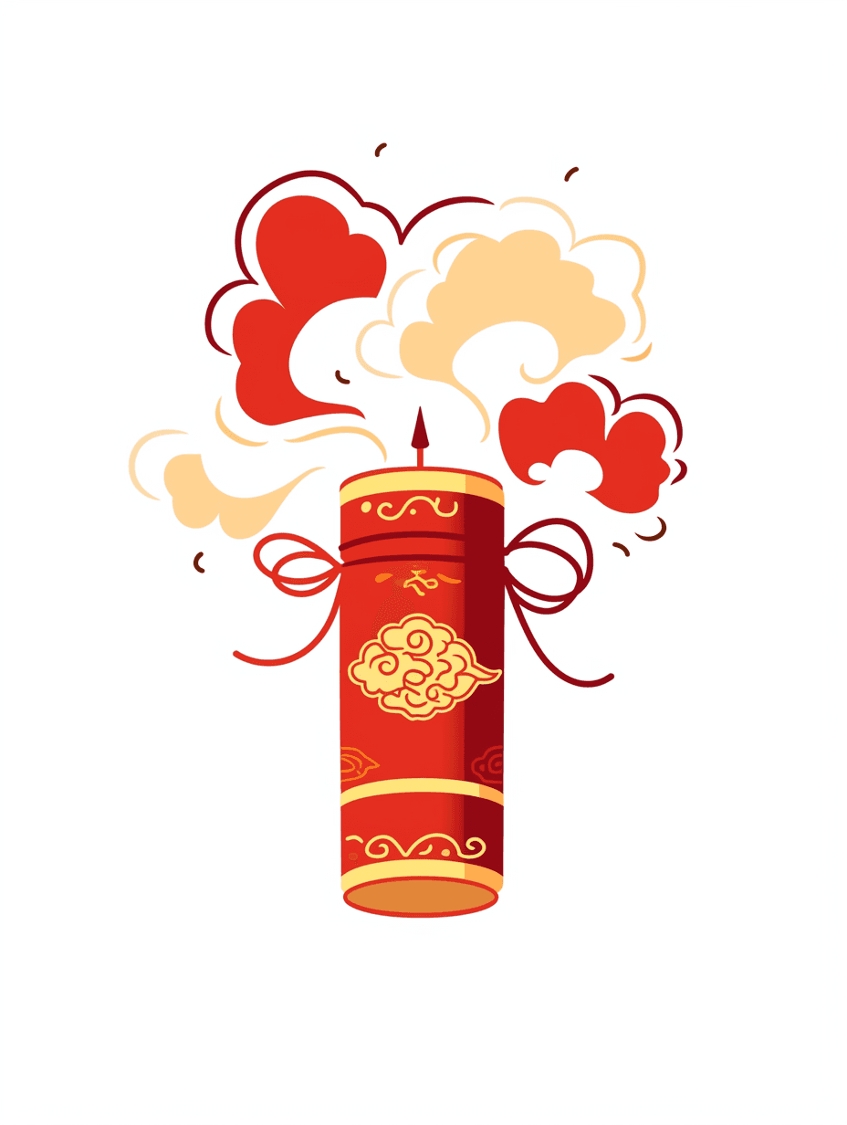 Lunar New Year Groove original repeating artwork