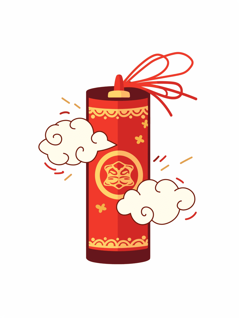 Lunar New Year Festival original repeating artwork