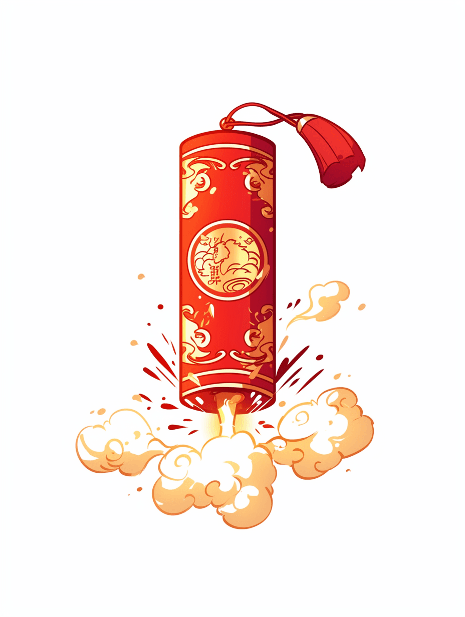 Lunar New Year original repeating artwork