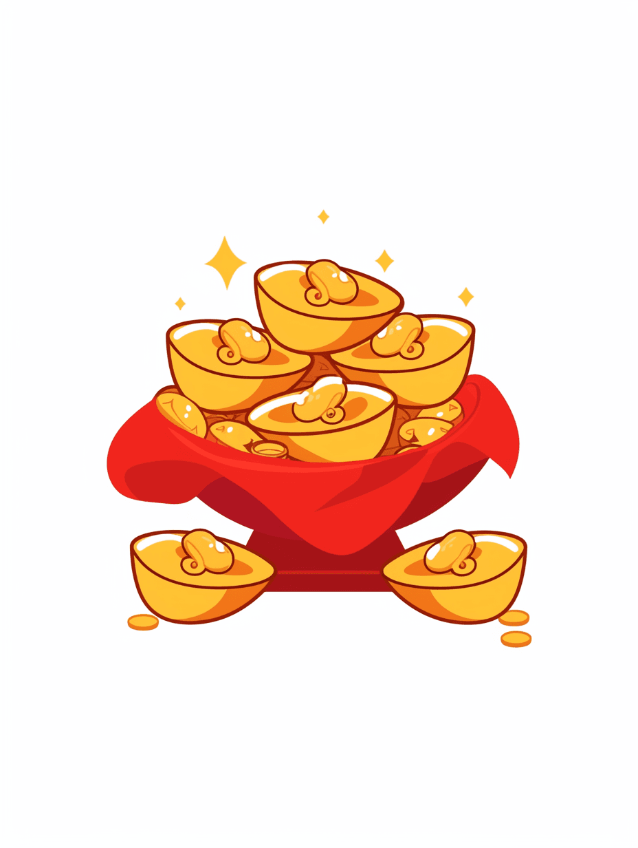 Lunar New Year Club original repeating artwork