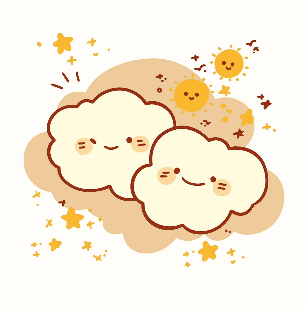 Lunar New Year Cloud Tribe original repeating artwork