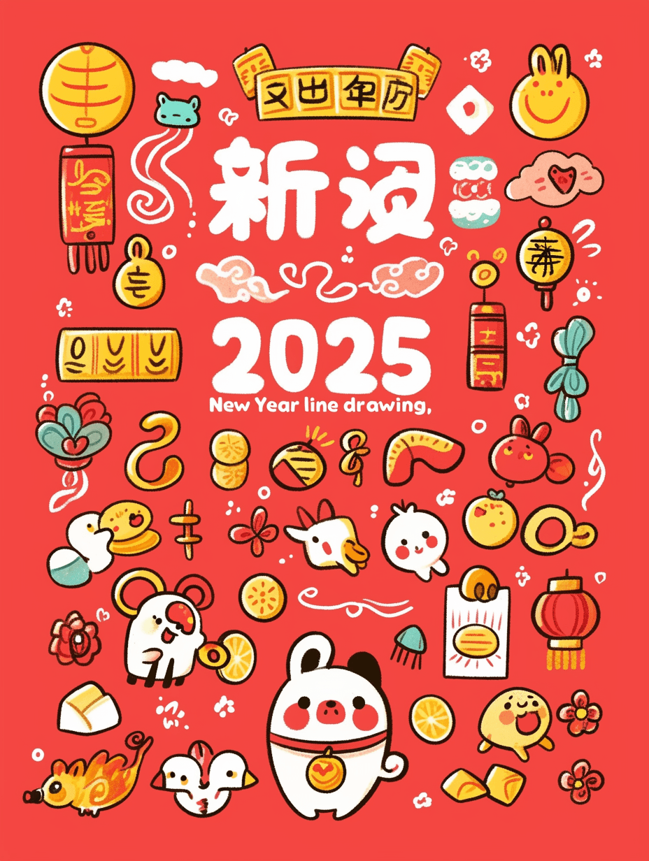 Lunar New Year Design Fair original repeating artwork