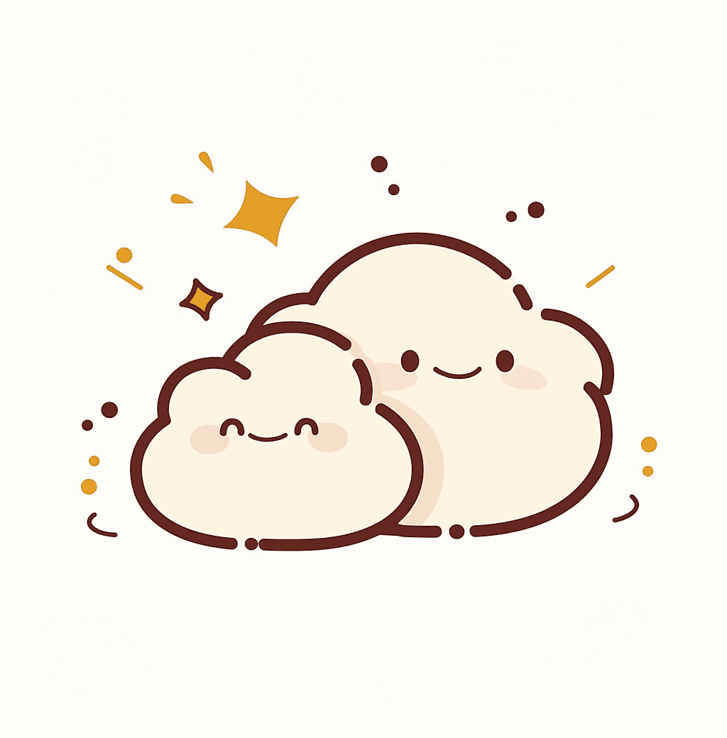 Lunar New Year Cloud Team original repeating artwork