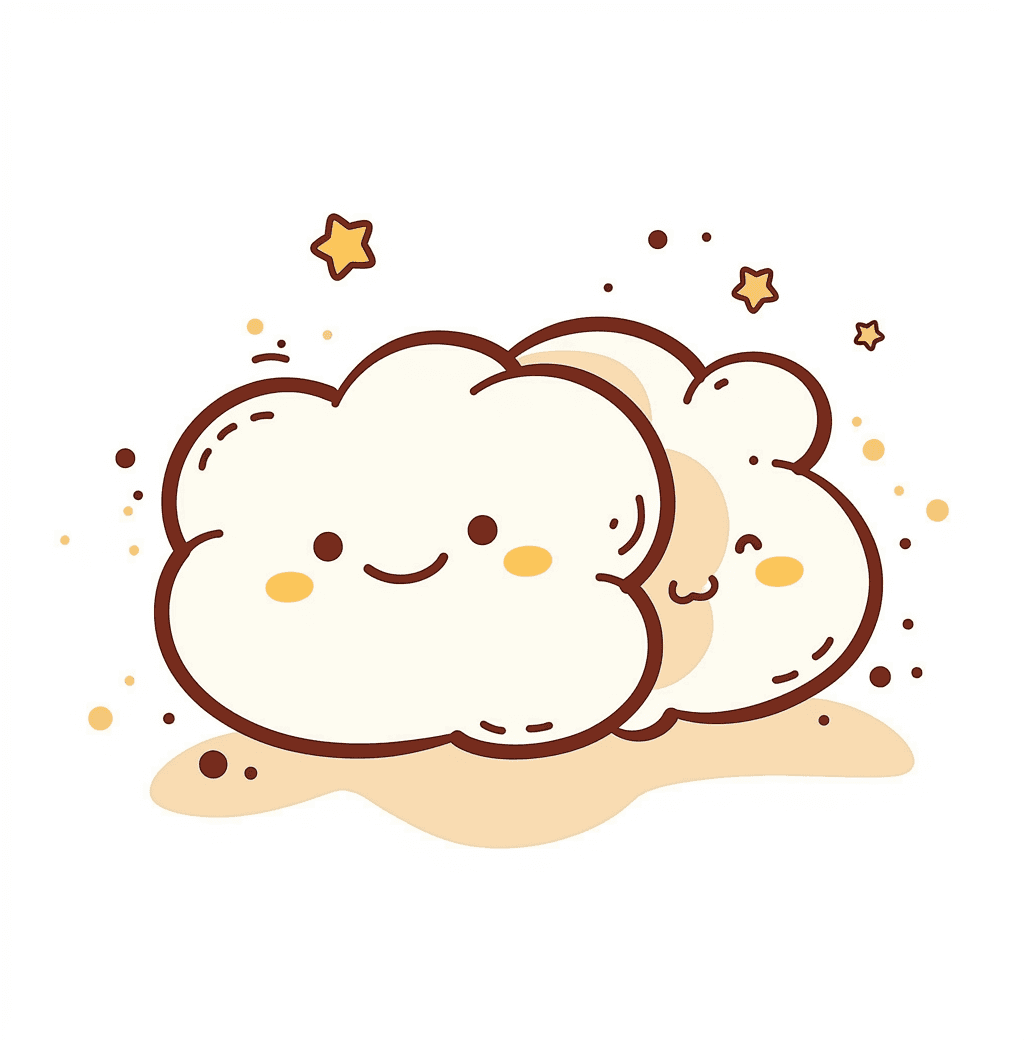 Holiday Cloud 001 original repeating artwork