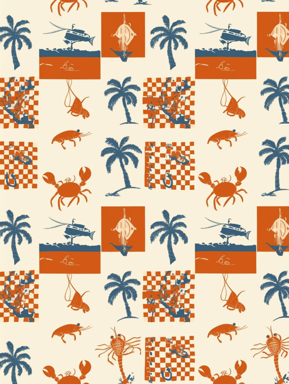 Retro Design original repeating artwork