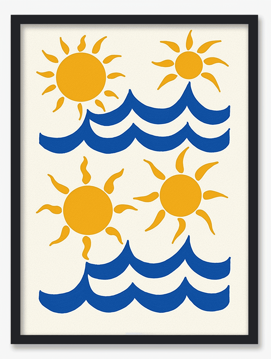 Sun Session original repeating artwork