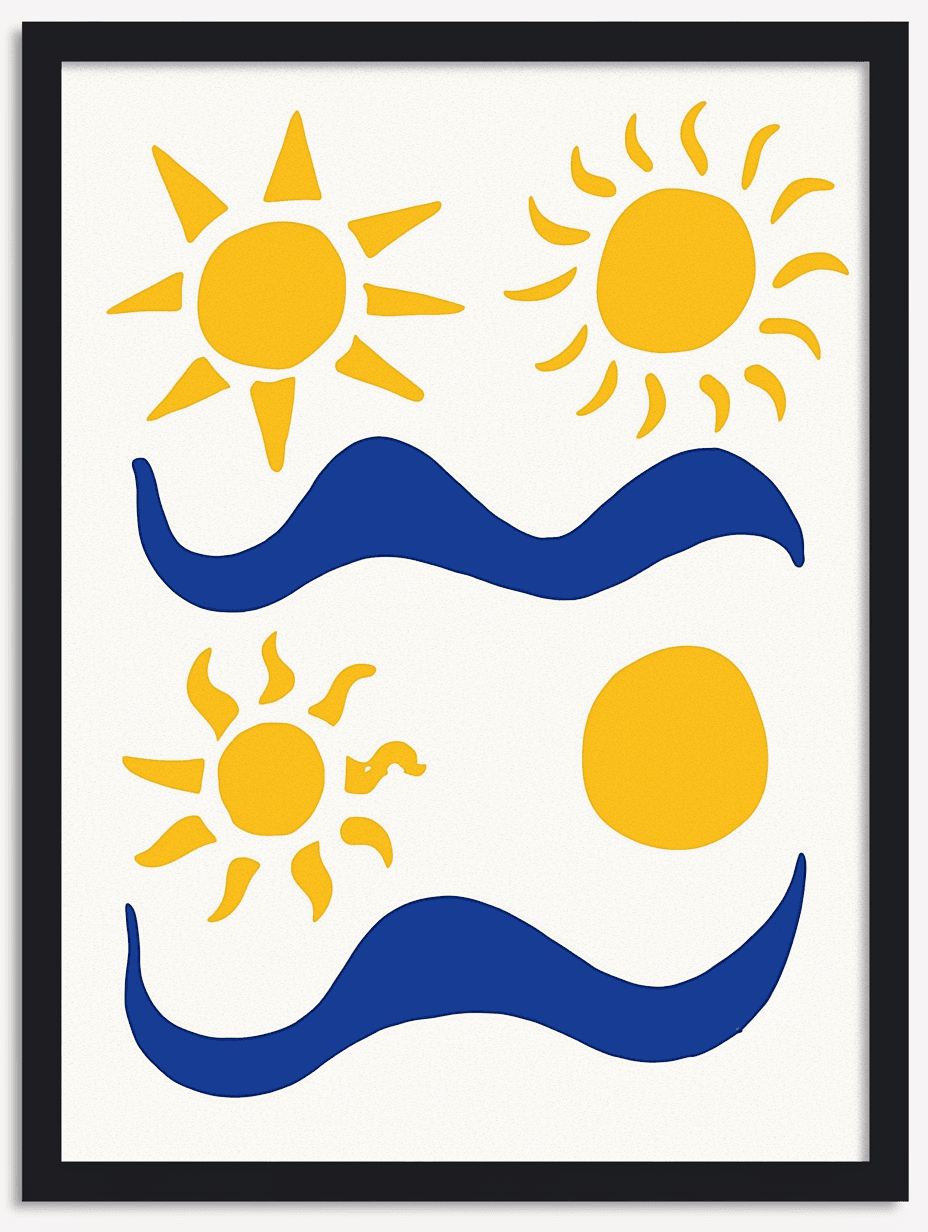 Sun Gleam original repeating artwork