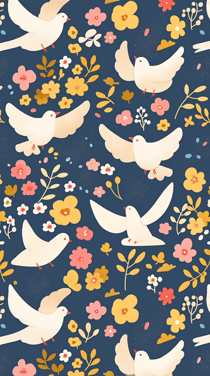 Dove original repeating artwork