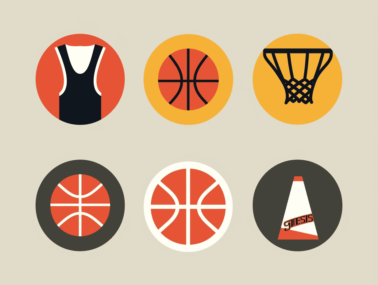 Basketball Archive original repeating artwork