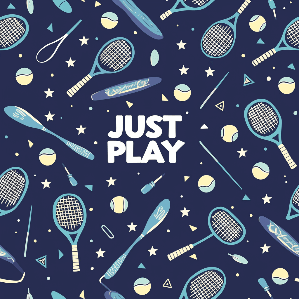 Tennis 064 original repeating artwork
