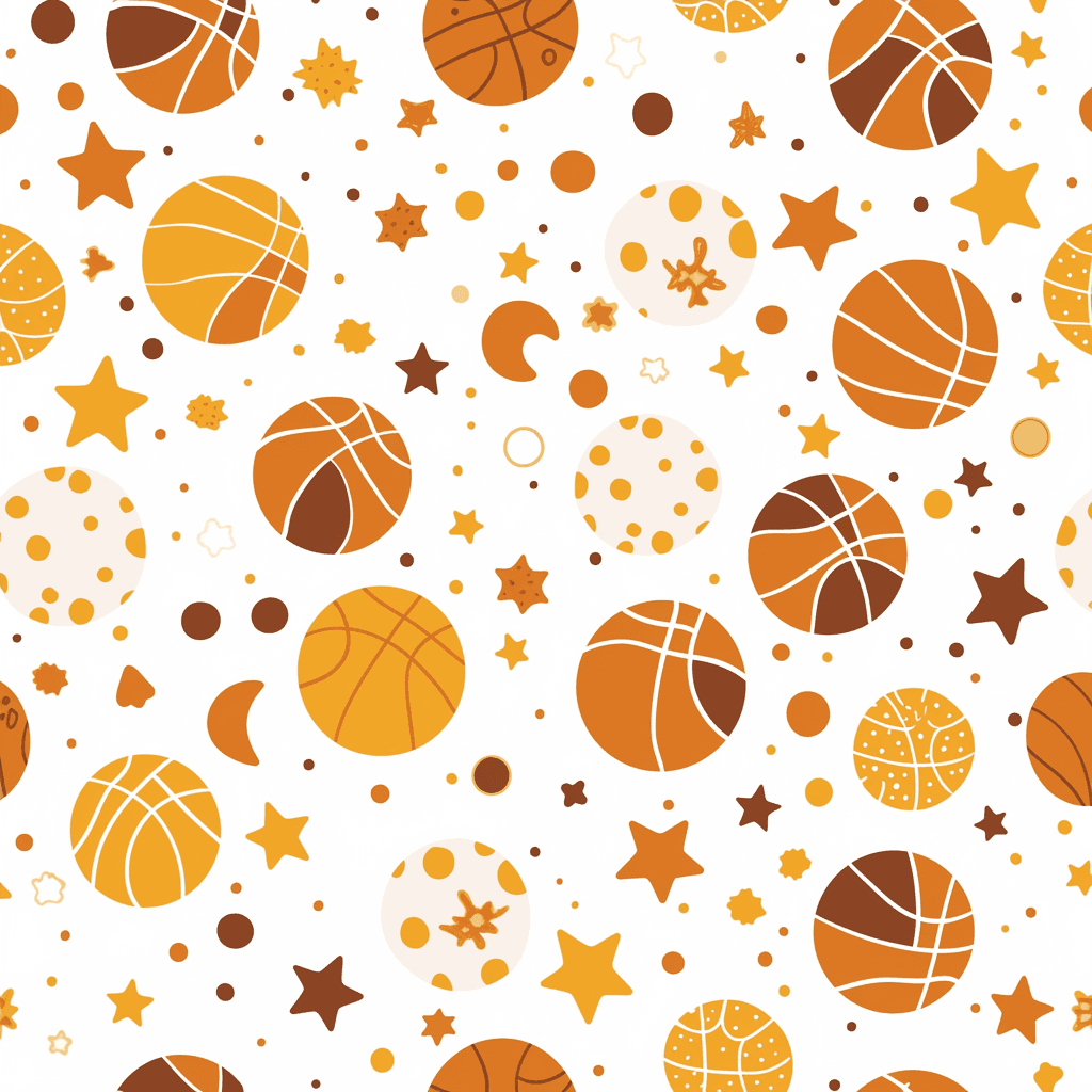 Basketball Edition original repeating artwork