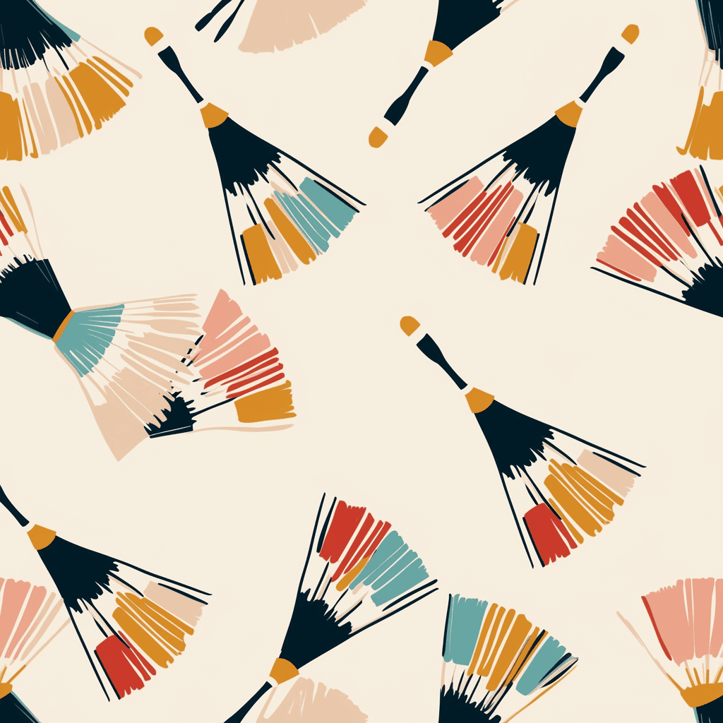 Badminton Tribe original repeating artwork