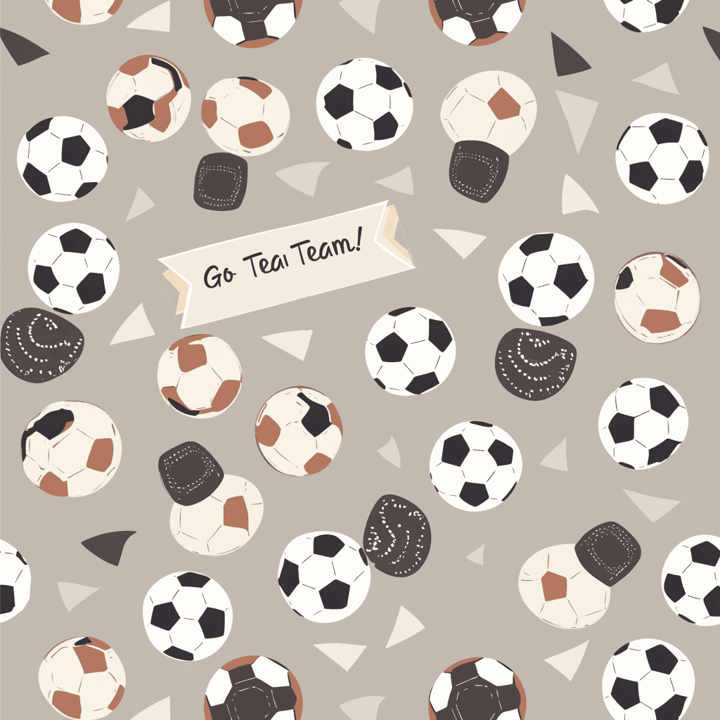 Soccer Prism original repeating artwork