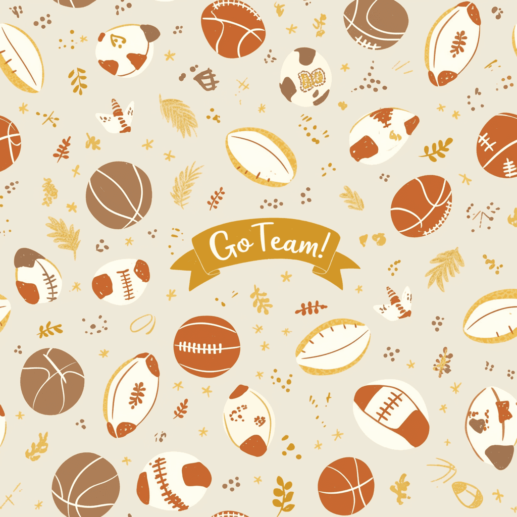 Rugby Pop original repeating artwork