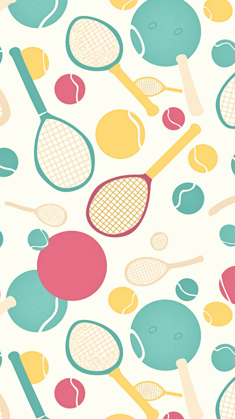 Tennis 049 original repeating artwork