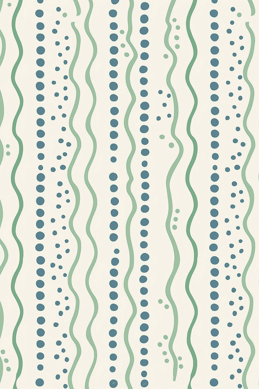 Dotted Wave Squad original repeating artwork