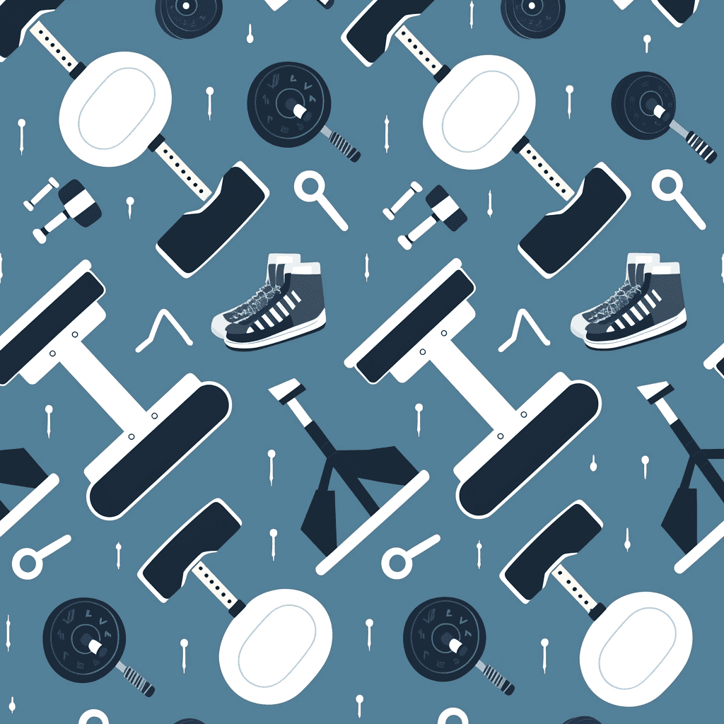 Barbell original repeating artwork