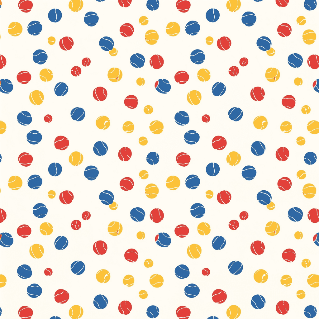 Tennis 040 original repeating artwork