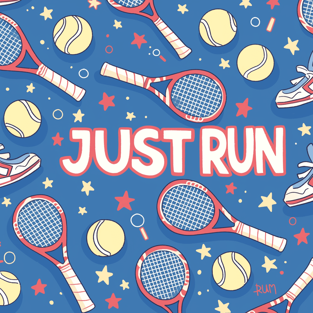 Tennis 036 original repeating artwork
