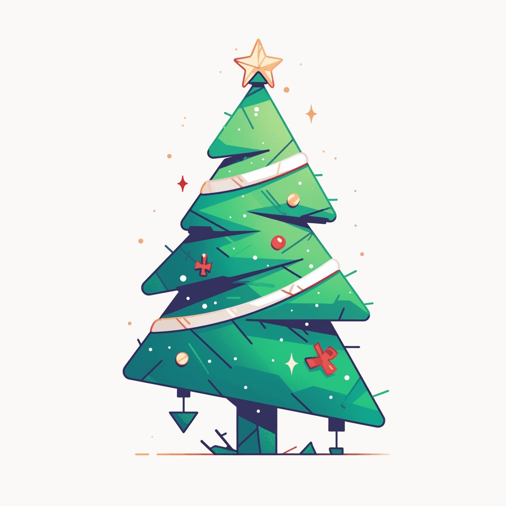 Christmas Tree 572 original repeating artwork