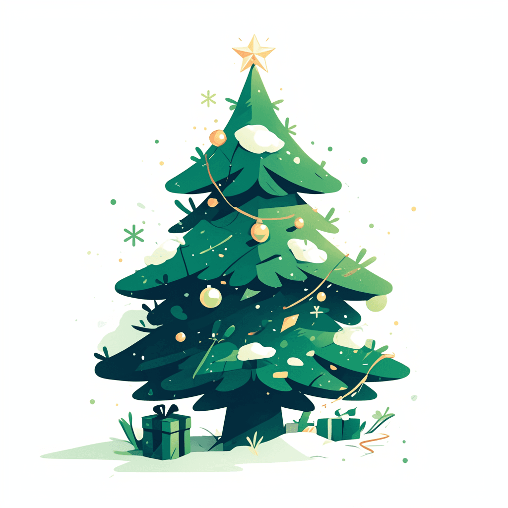 Christmas Tree 632 original repeating artwork