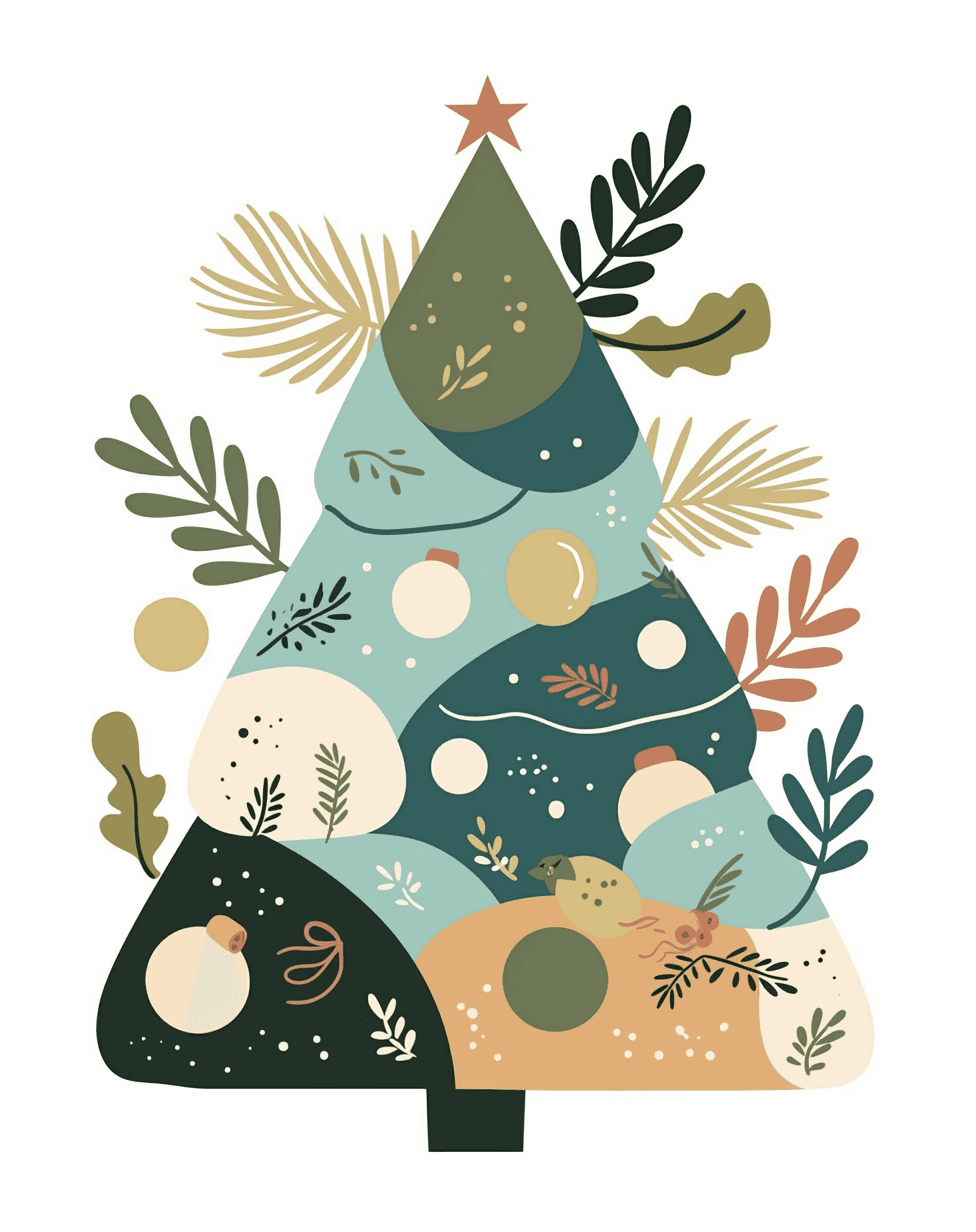 Christmas Tree 513 original repeating artwork