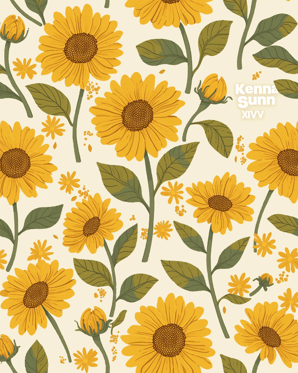 Blossom 1304 original repeating artwork