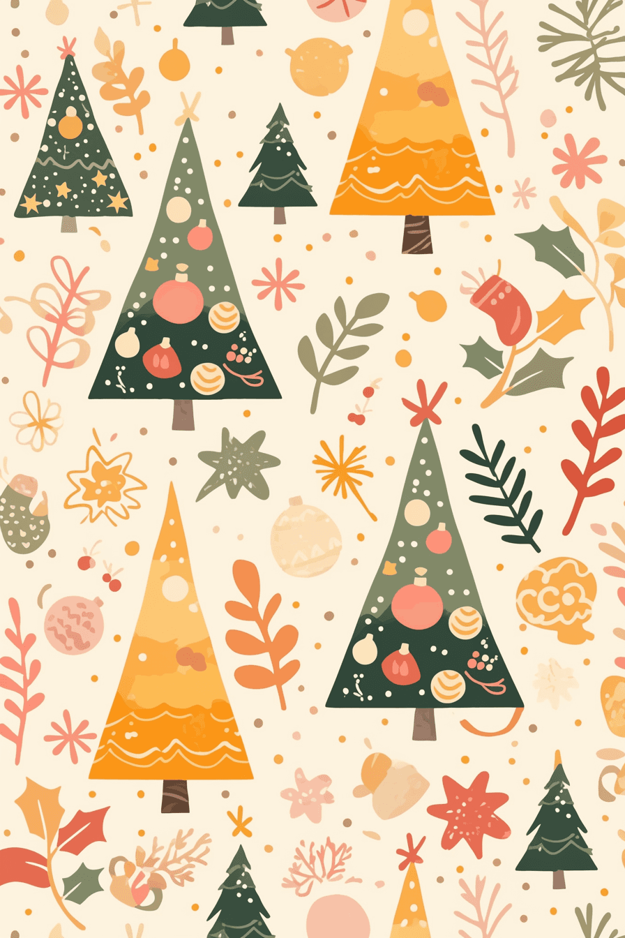 Christmas Tree 655 original repeating artwork