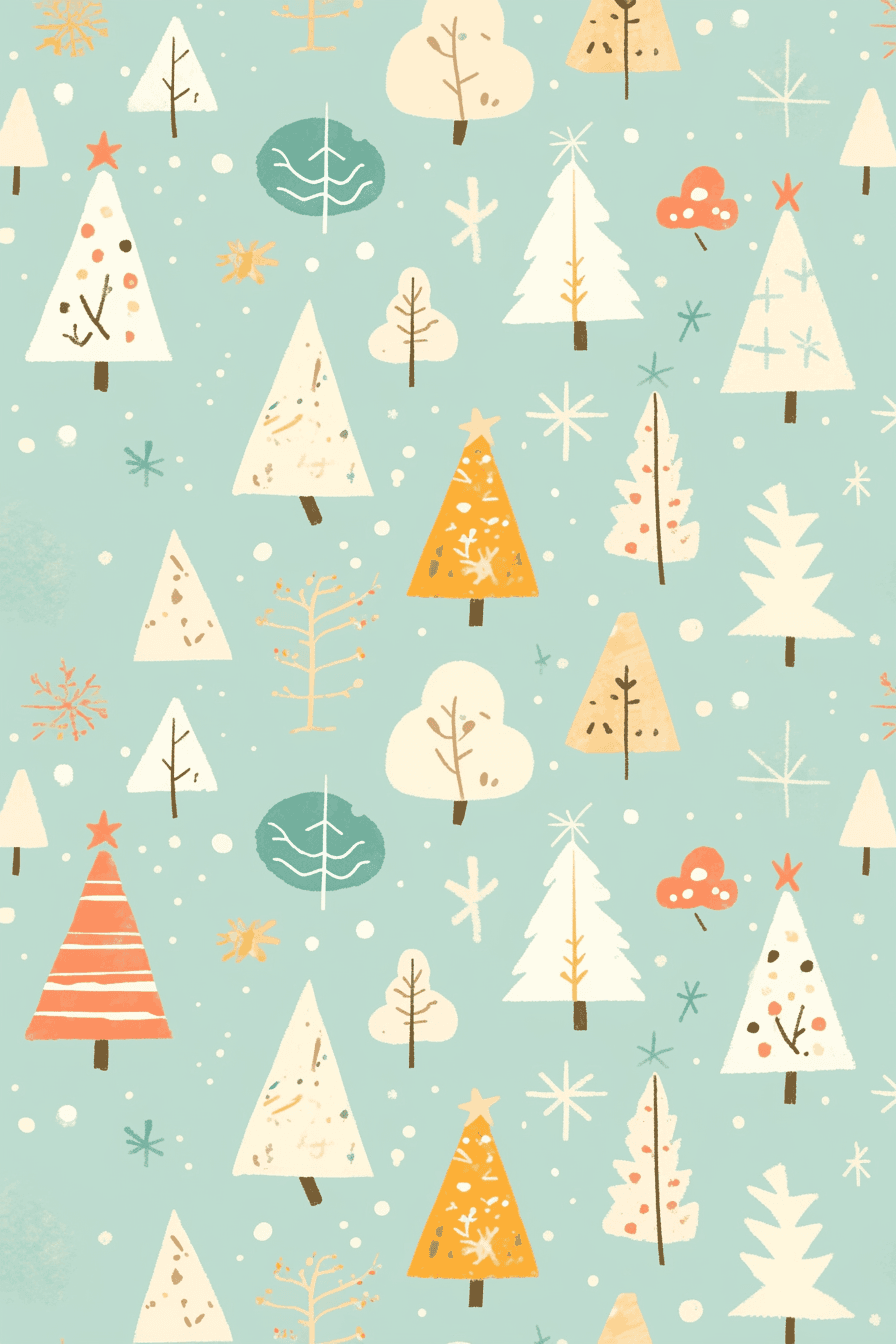 Christmas Tree 278 original repeating artwork
