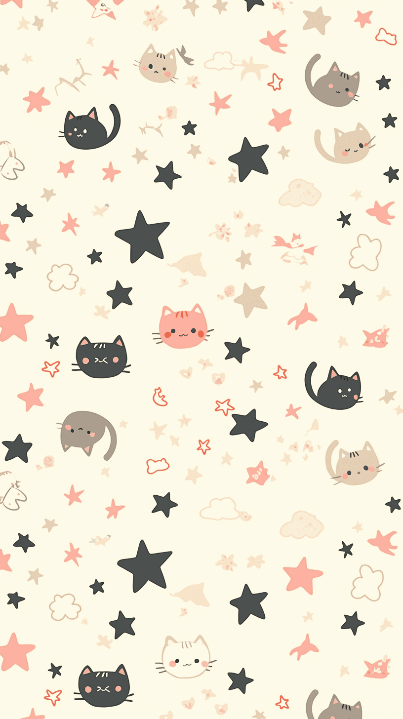 Cat 367 original repeating artwork