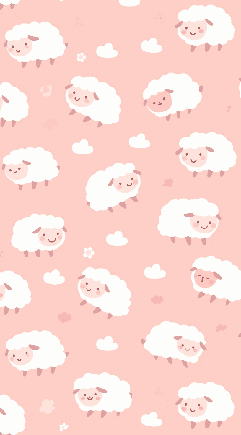 Sheep Tint original repeating artwork