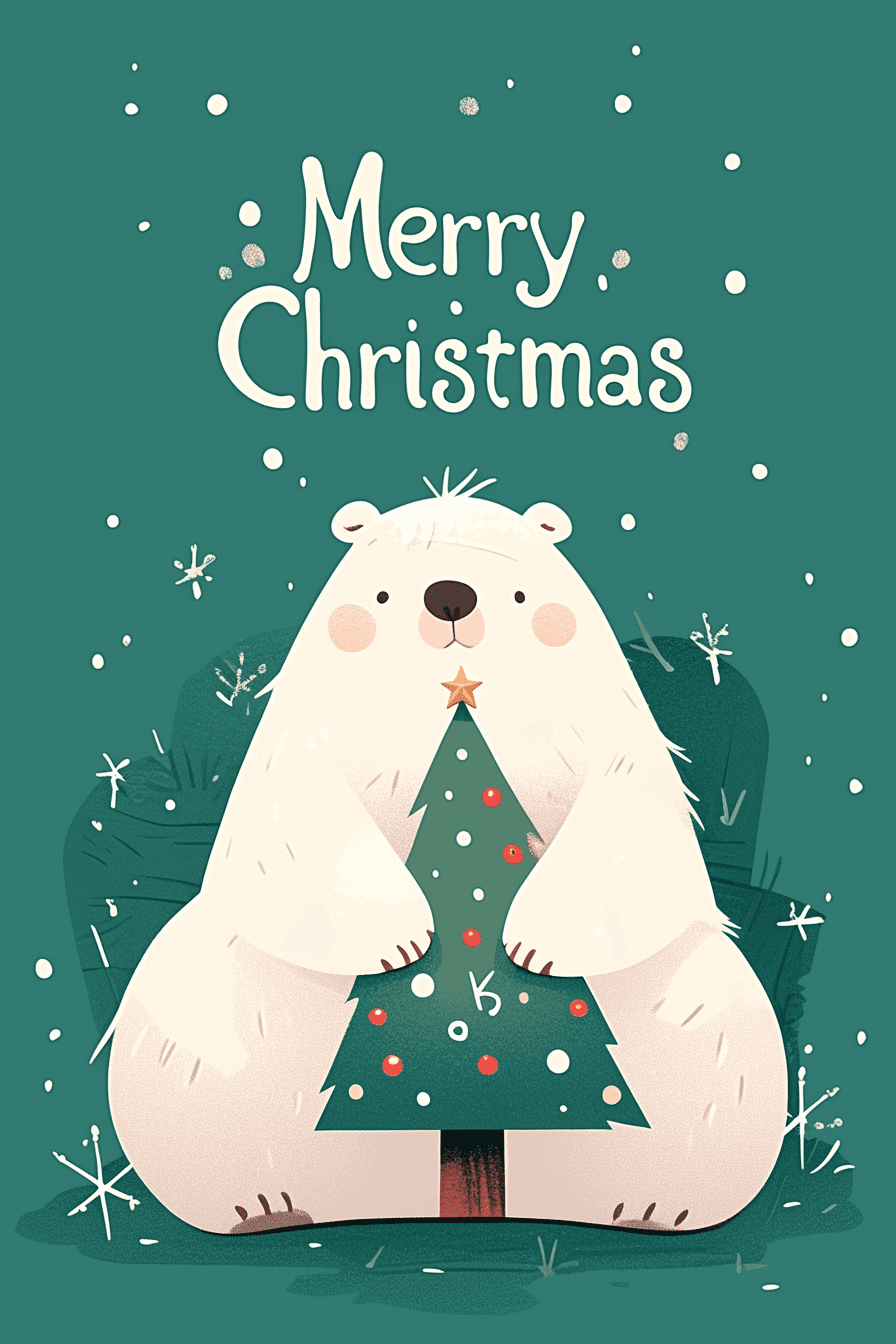 Christmas Animals Collective original repeating artwork