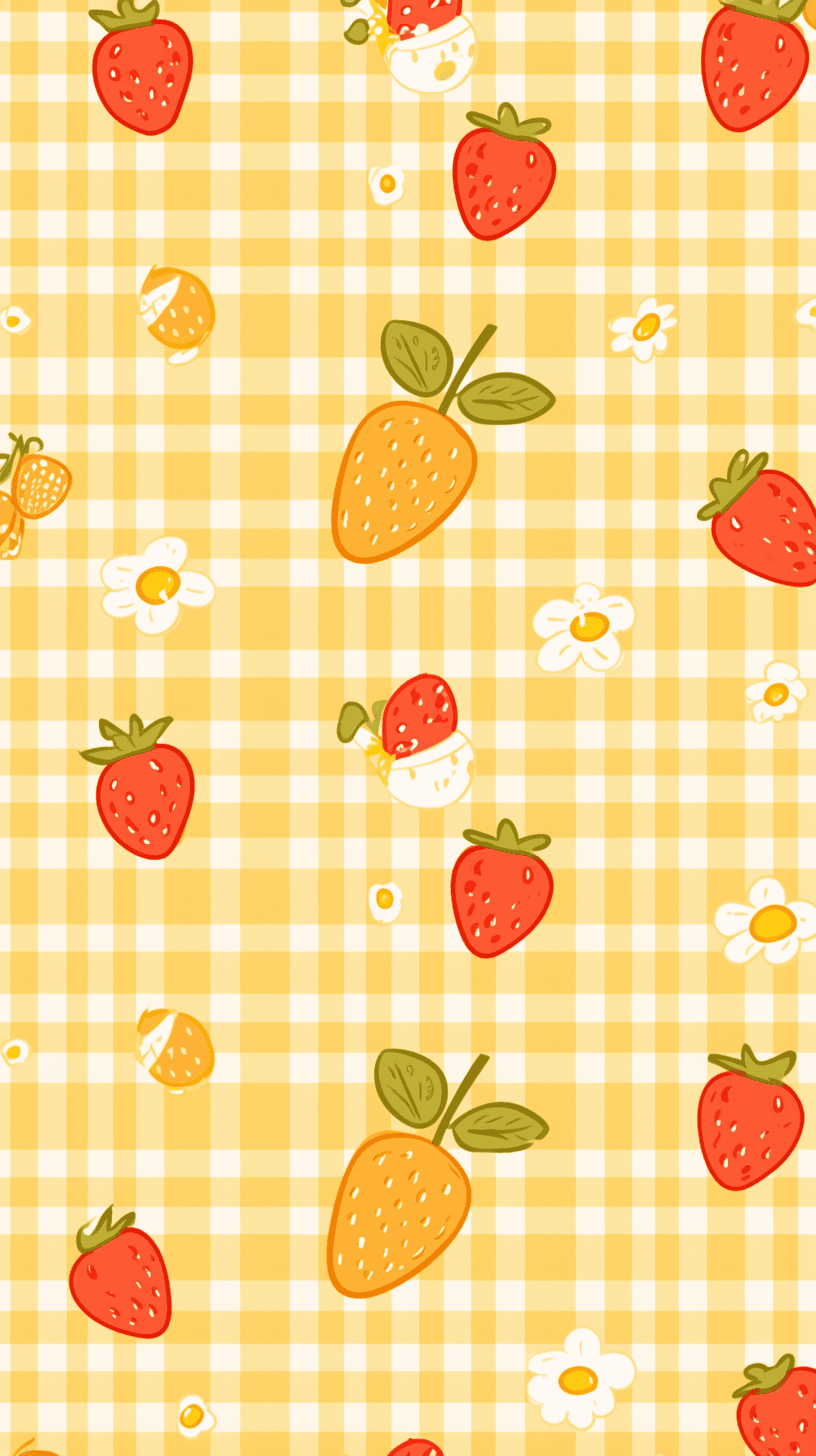 Strawberry Mark original repeating artwork