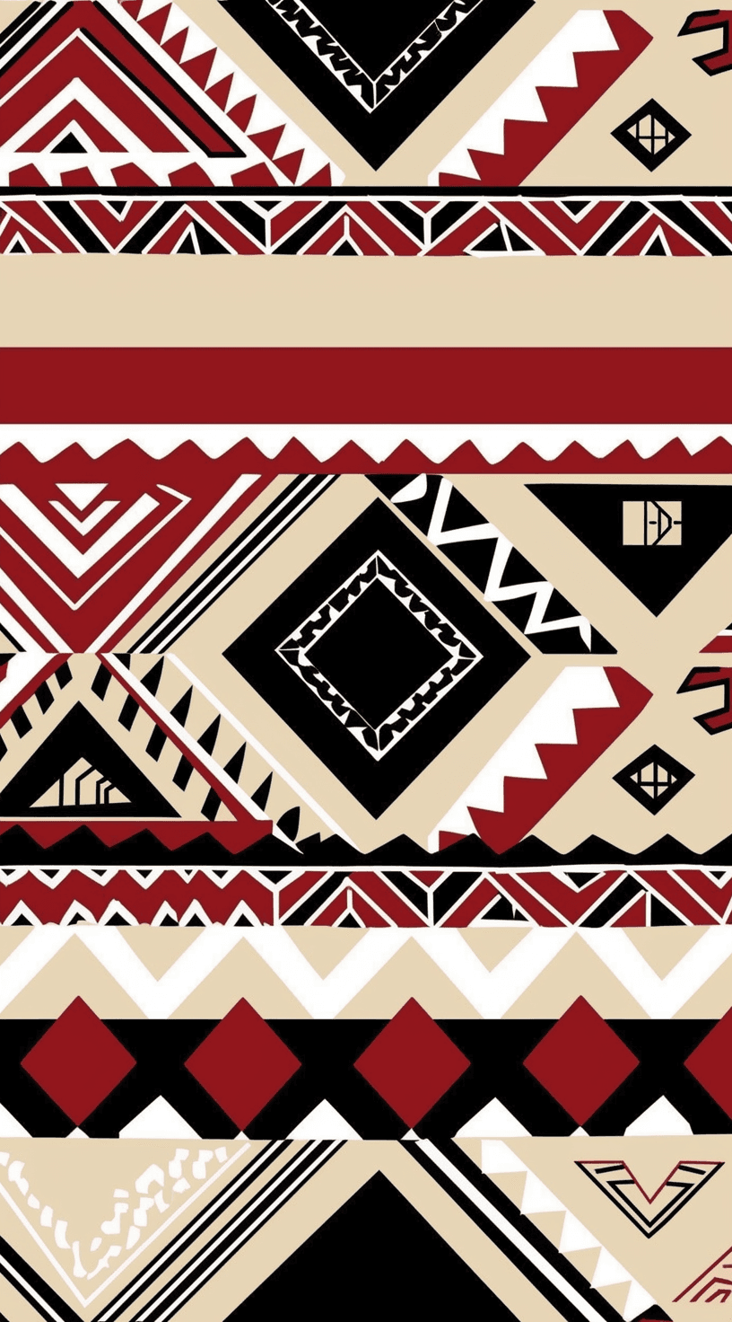 Boho Summer original repeating artwork