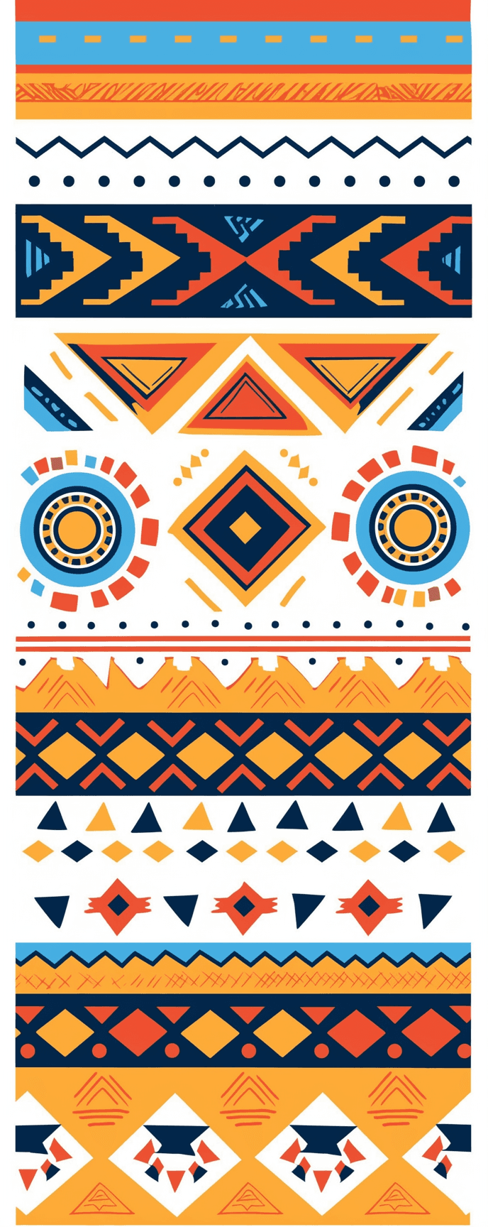 Boho Gleam original repeating artwork