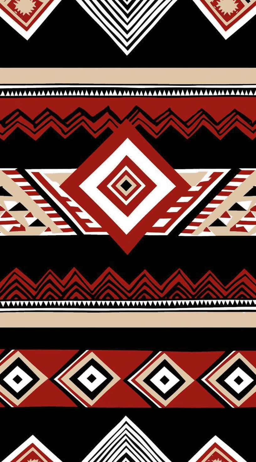 Boho Rest original repeating artwork
