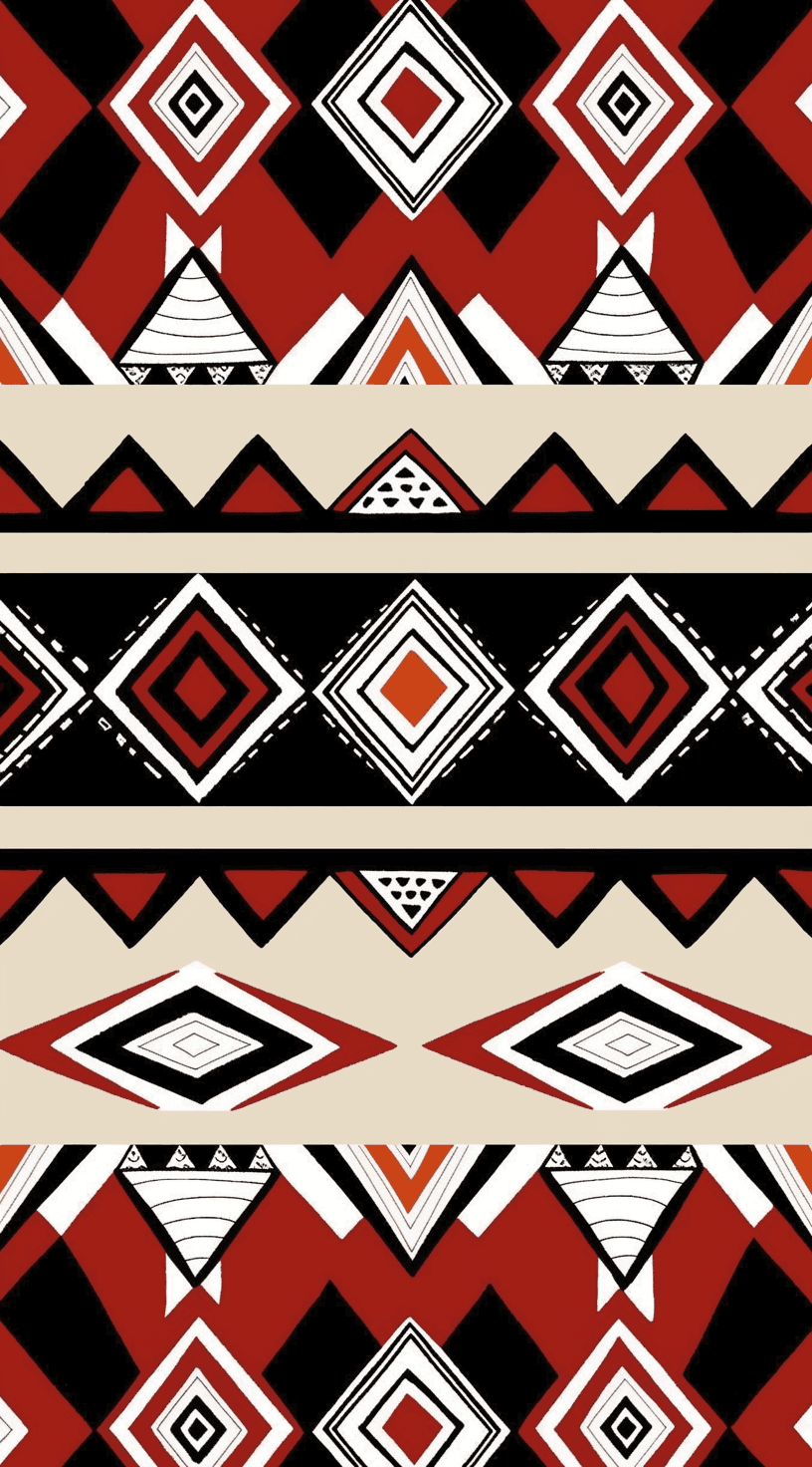 Boho Play original repeating artwork