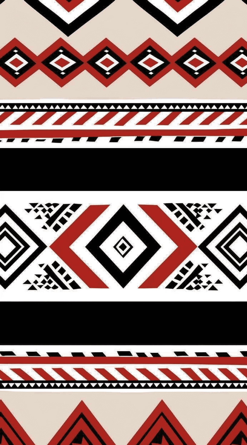Boho Show original repeating artwork