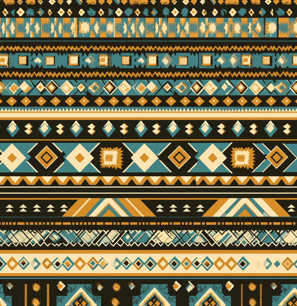 Boho Team original repeating artwork