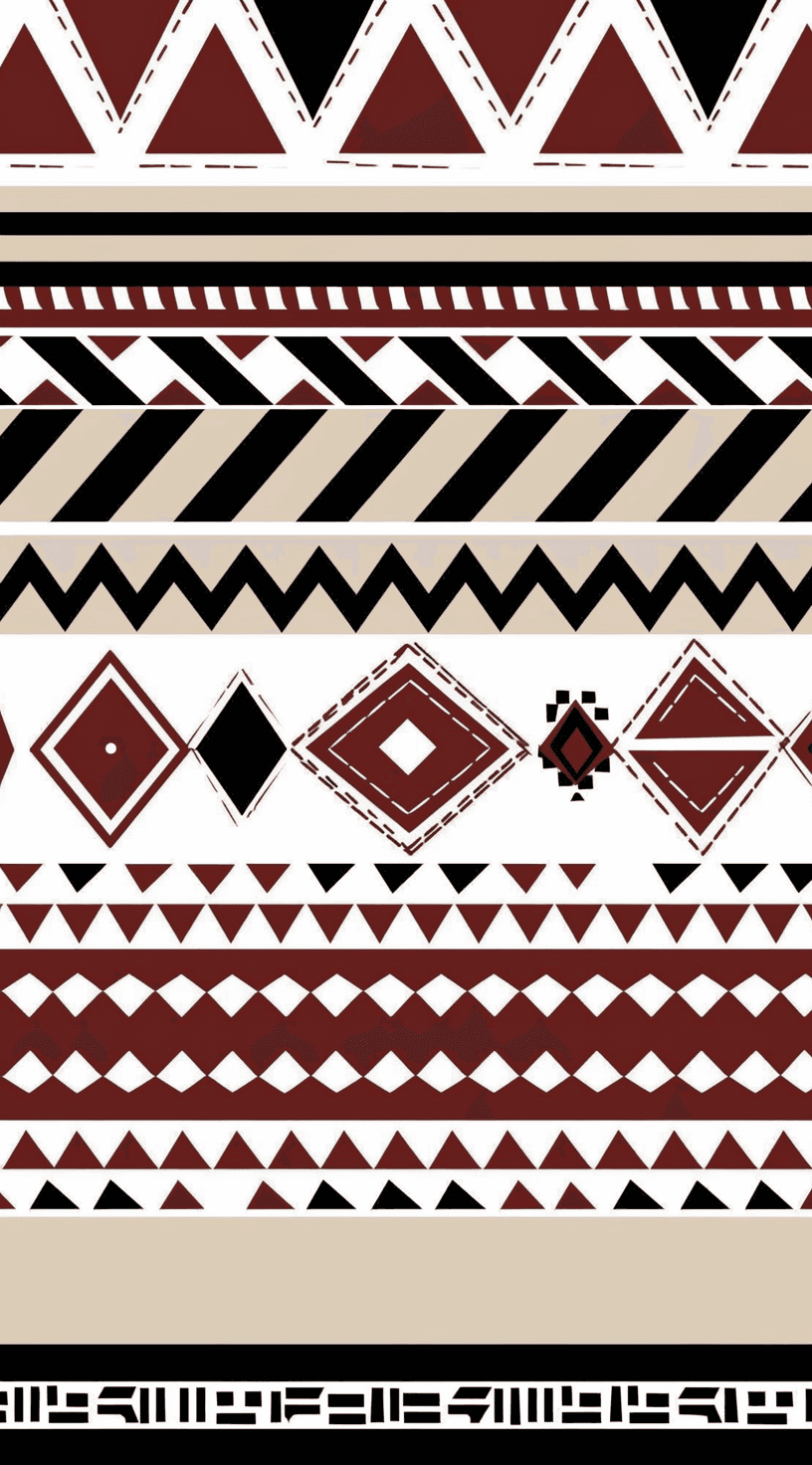 Boho Road original repeating artwork