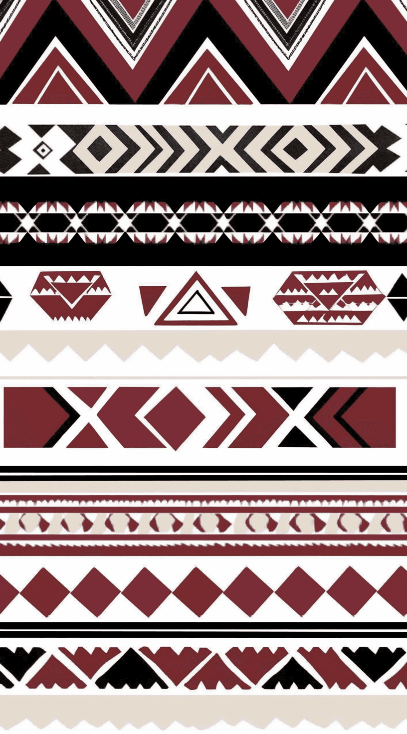 Boho Subway original repeating artwork