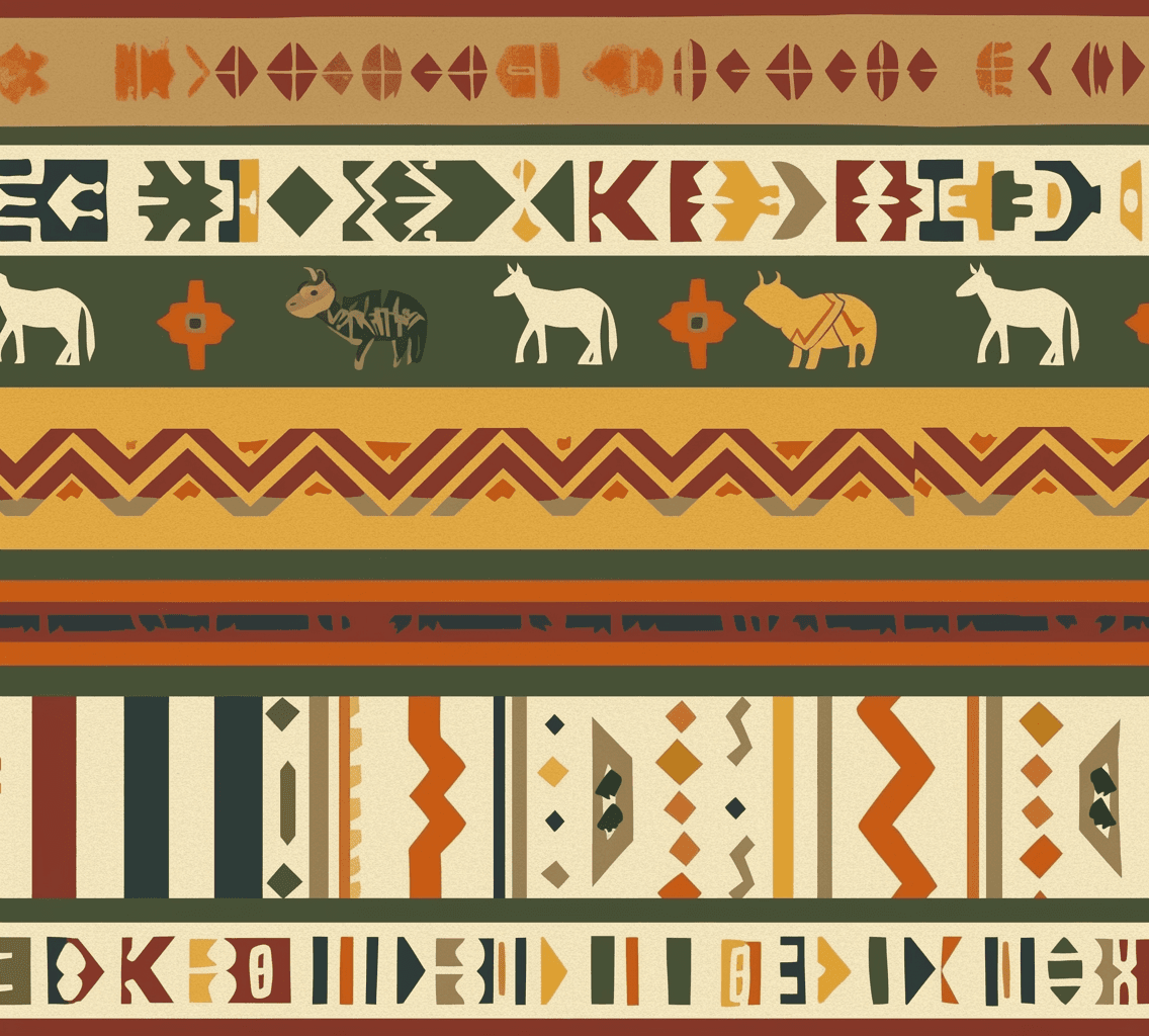 Boho Press original repeating artwork