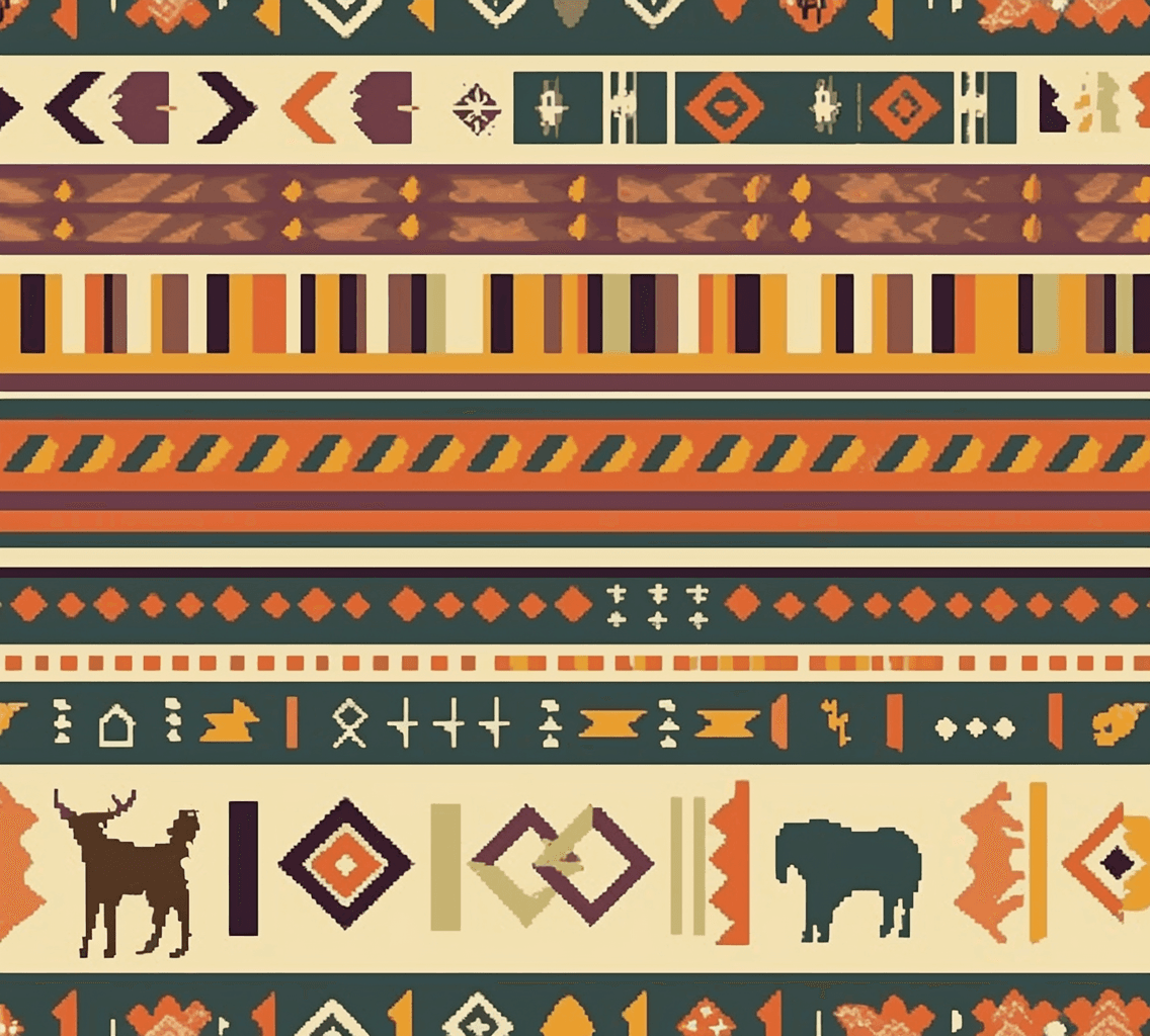 Boho Collective original repeating artwork