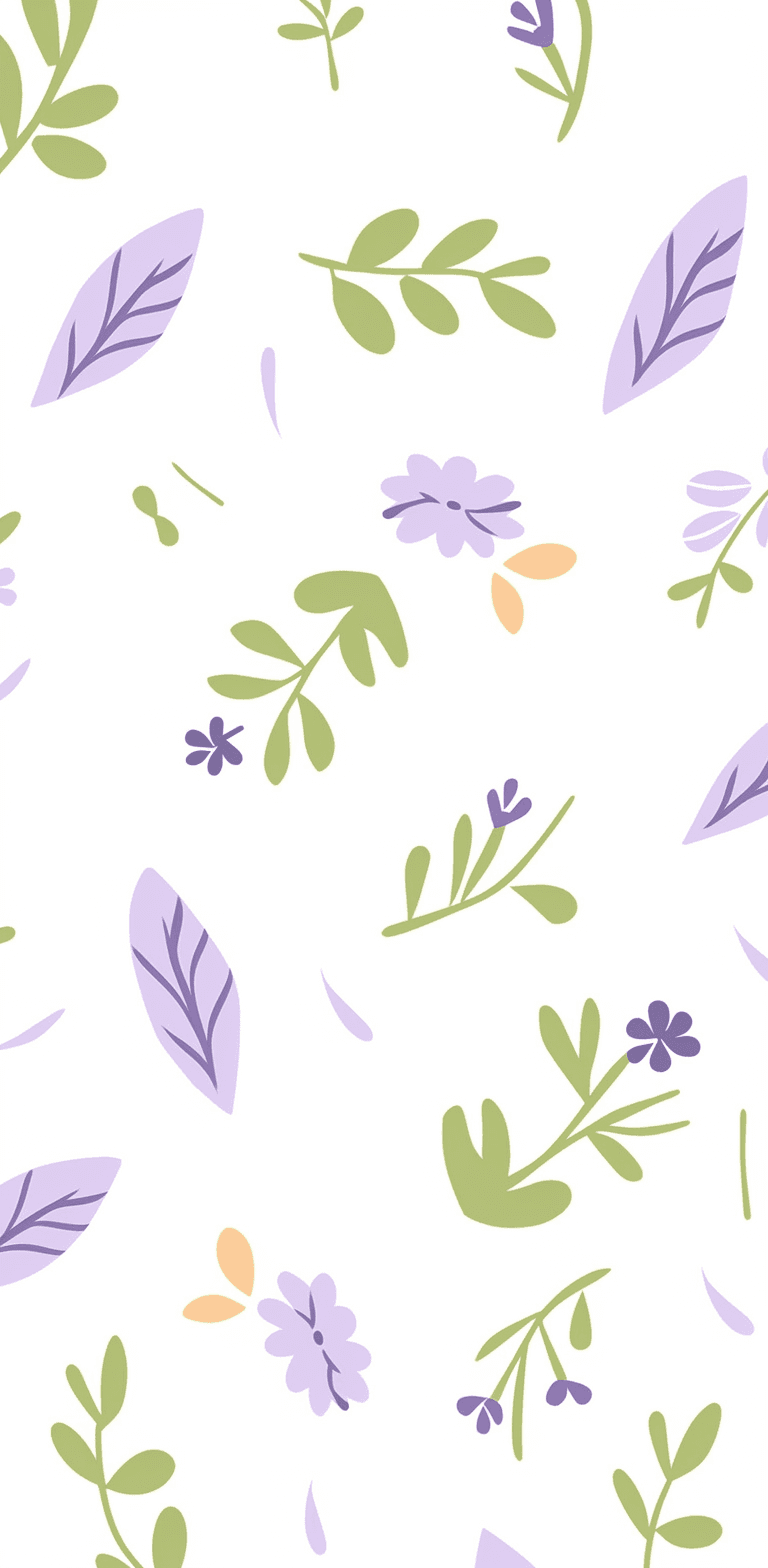 Leaves Glide original repeating artwork